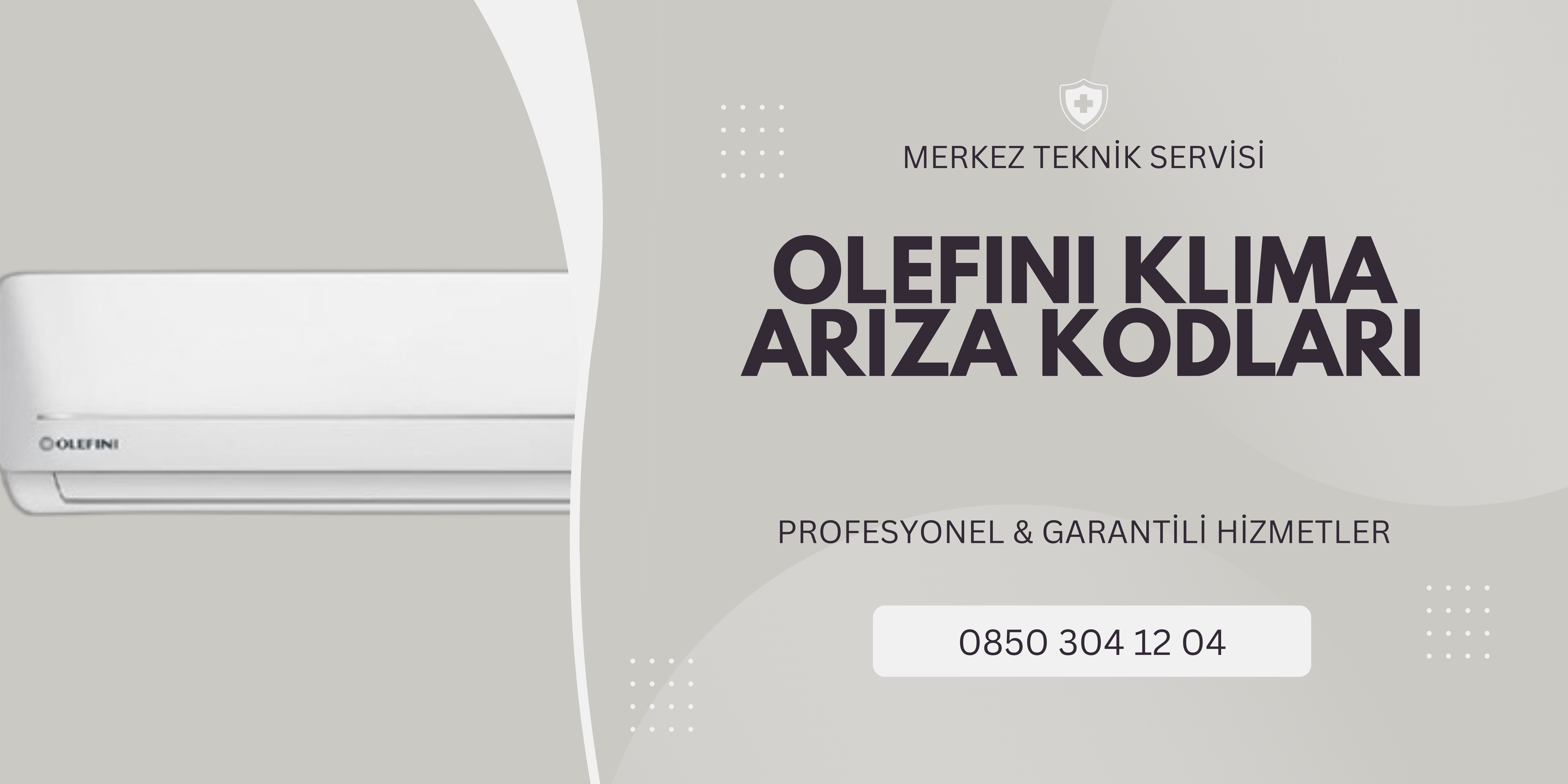 Çalışma Zamanlayıcı Gösterim ve Arıza Kodları - Olefini Klimanızdaki Sorunları Çözün